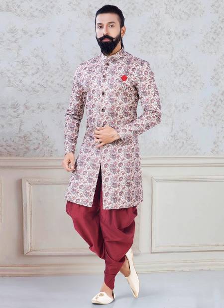 Multi New Designer Festive Wear Fancy Indo Western Mens Latest Collection KS 1144